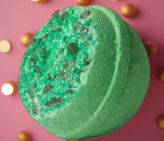 Bath Bomb – Emerald Crystal (Kumquat, Mango, Orchid)