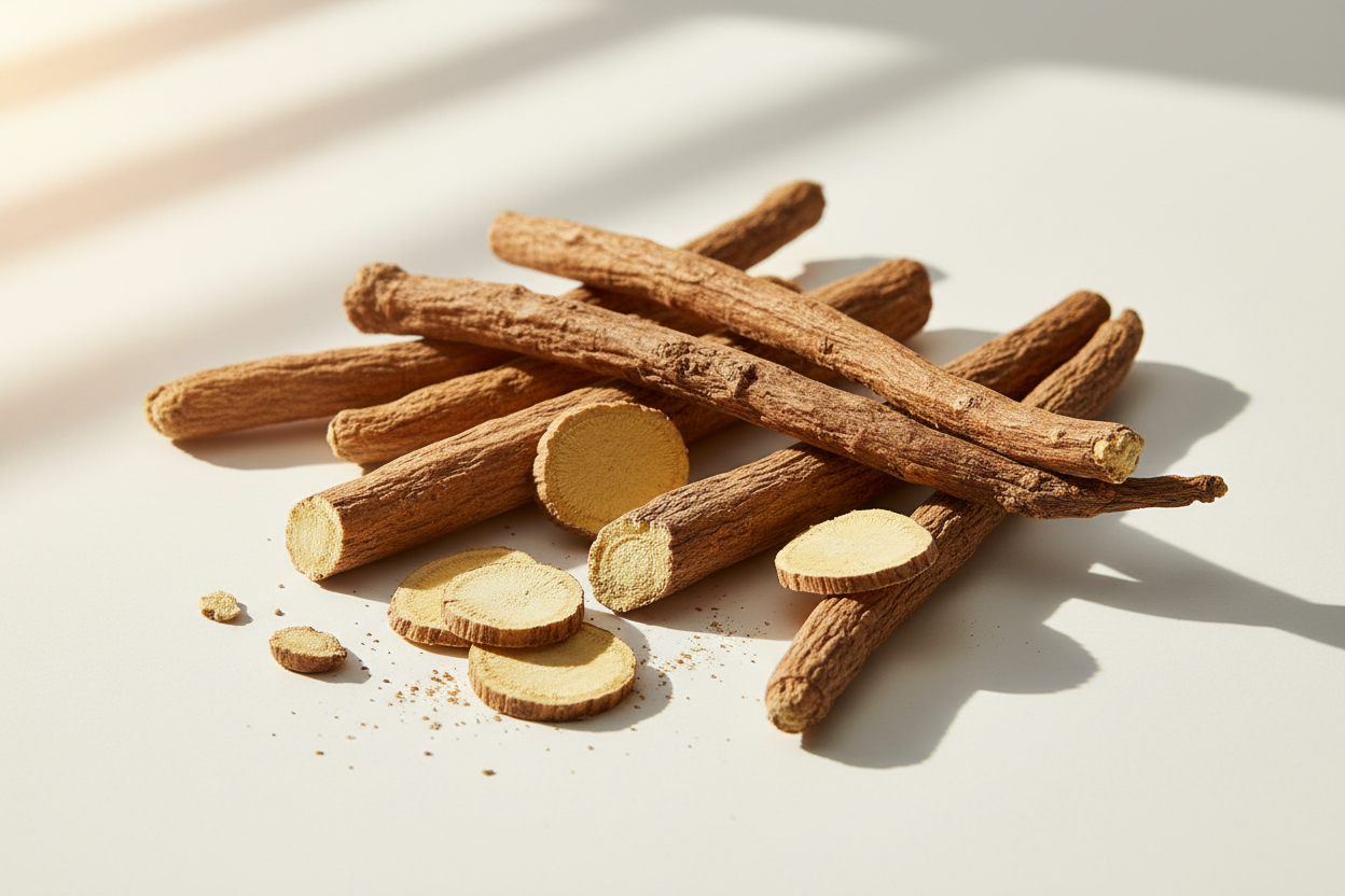 Licorice root ingredient used in Golden Radiance body butter
